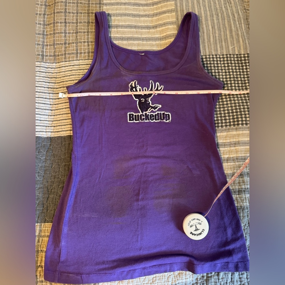 Women's Bucked Up Purple Tank Top
